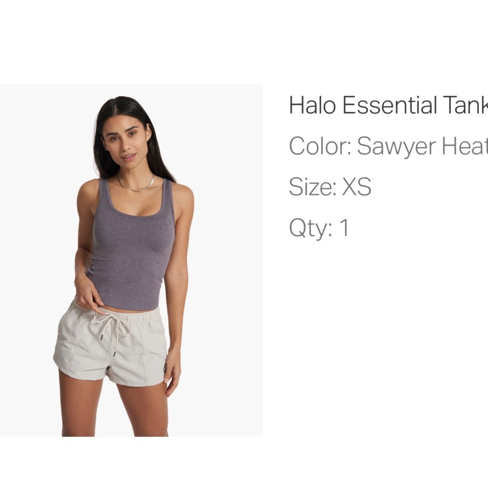 Halo Essential Sawyer Heather Tank Top